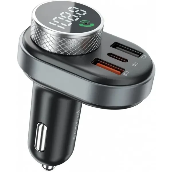 FM-трансмітер Proove FM Launcher Sound Link 30W (PD+QC3.0) Type-C+USB Black (FMSL30110001)