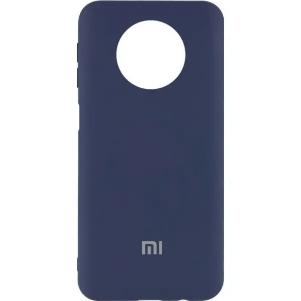 Silicone Case Full Protective для Xiaomi Redmi Note 9T Midnight Blue