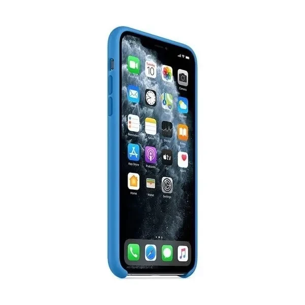 Apple Silicone Case iPhone 11 Pro Max Blue 2