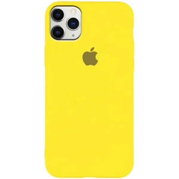 Apple Silicone Case iPhone 11 Pro Max Neon Yellow