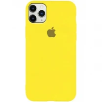 Apple Silicone Case iPhone 11 Pro Max Neon Yellow