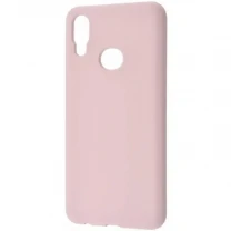 Silicone Case Samsung A10S Light Pink