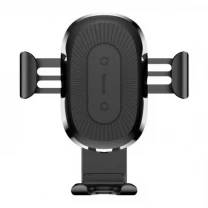 Автомобільний тримач Baseus Wireless Charger Gravity Car Mount Black (WXYL-01)
