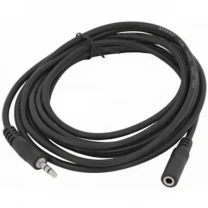 Аудіо-кабель Atcom mini-jack 3.5мм(M)-mini-jack 3.5мм(F) 1,8м, Black (16847)