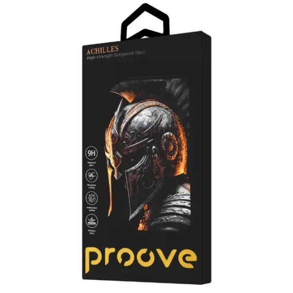 Захисне скло Proove Achilles для iPhone 16 Pro Black 2