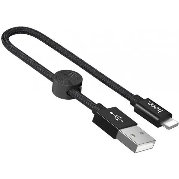 Кабель Hoco X35 Premium USB to Lighning 0.25m Black 2