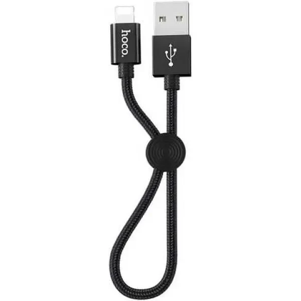 Кабель Hoco X35 Premium USB to Lighning 0.25m Black