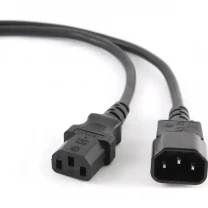 Кабель живлення Cablexpert PC-189 (С13-С14) 3*0.5 мм 1.8m Black