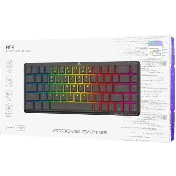 Клавіатура Бездротова Proove Gaming AFK (Ukraine Layout) Black (WKAFK1022001) 4