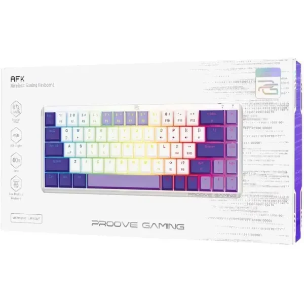 Клавіатура Бездротова Proove Gaming AFK (Ukraine Layout) White (WKAFK1022002) 4