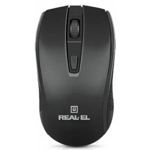 Мишка REAL-EL RM-308 USB Black (EL123200033)