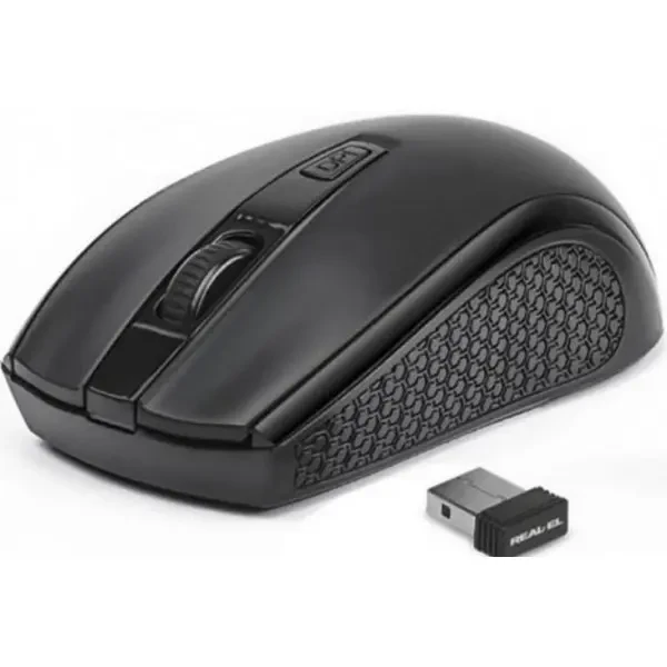 Мишка REAL-EL RM-308 USB Black (EL123200033) 2