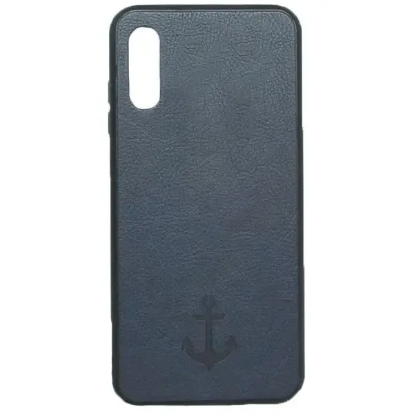 Накладка Leather Magnet Case Samsung A01 (2020) A015F Blue