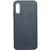 Накладка Leather Magnet Case Samsung A01 (2020) A015F Blue