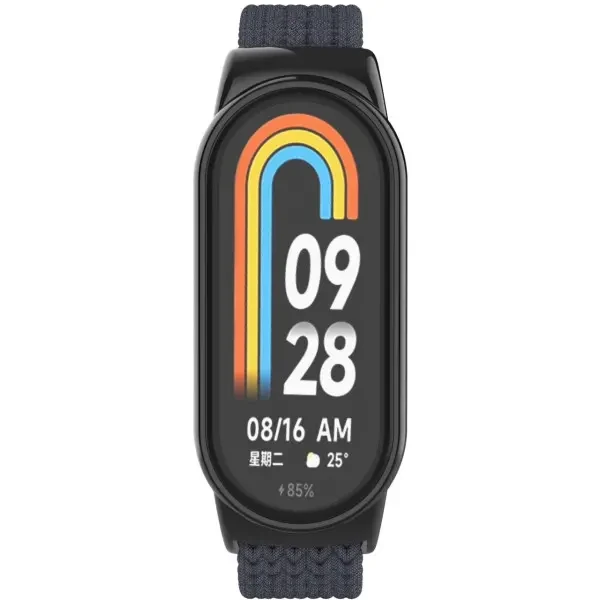 Ремінець ArmorStandart Braided Solo Loop для Xiaomi Smart Band 10/9/8 Charcoal (ARM86881) 3