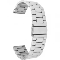 DM Ремінець Rolex 3 Bead 20 mm Універсальний Silver