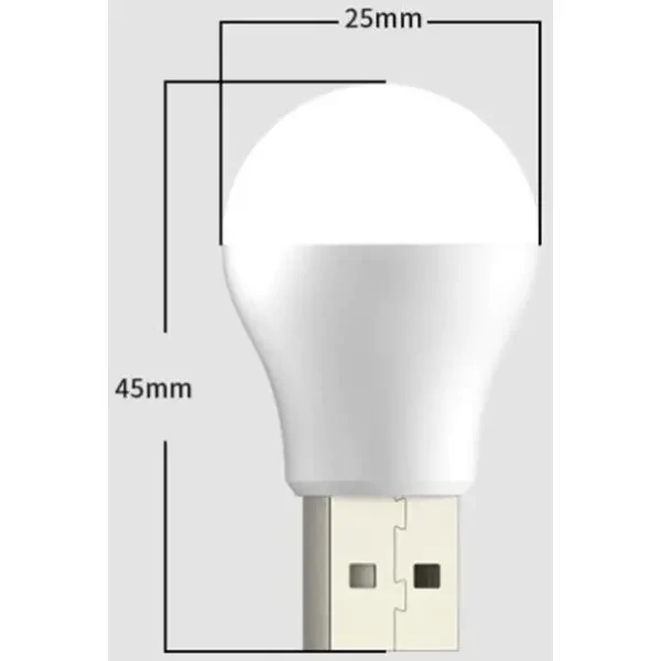 DM Світильник USB Night Light Mini LED White Light 3