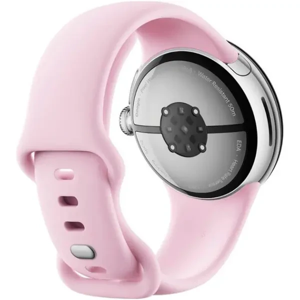 Смарт-годинник Google Pixel Watch 3 41mm Wi-Fi Polished Silver Aluminum Case/Rose Quartz Active Band 5