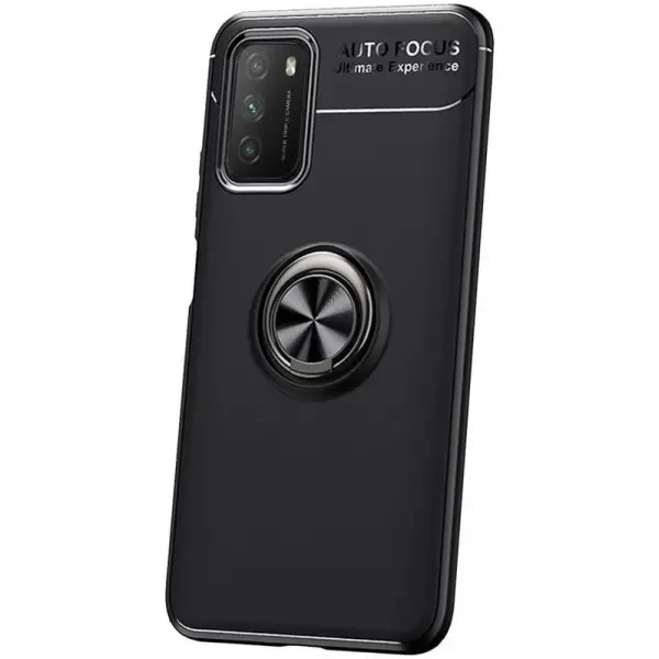 Pocophone Чохол Deen Color Ring для Poco M3 Black