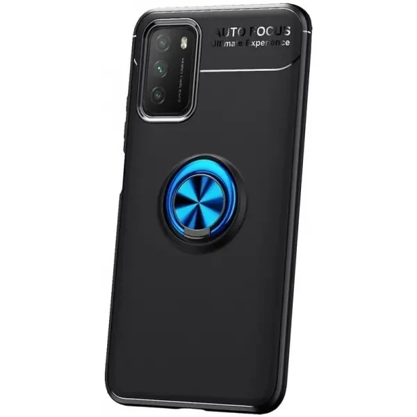 Pocophone Чохол Deen Color Ring для Poco M3 Black/Blue