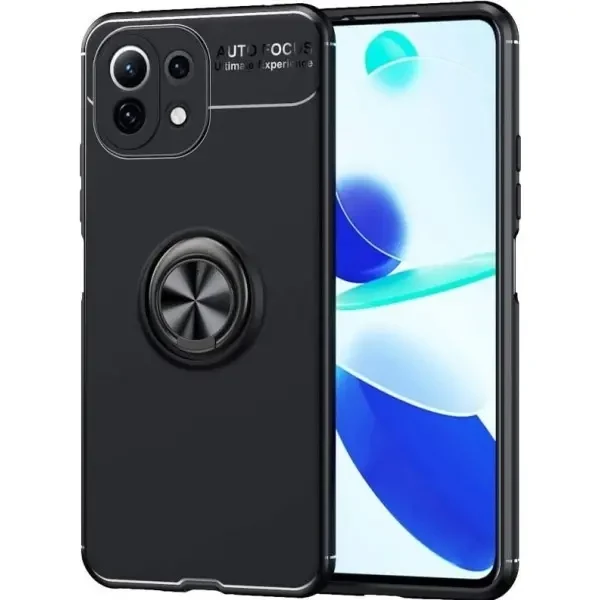 Чохол Deen ColorRing для Xiaomi Mi 11 Lite/11 Lite 5G Black
