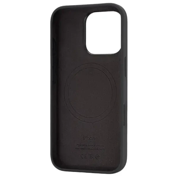 DM Чохол Silicone Case with MagSafe для iPhone 16 Pro Black 2