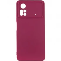 Pocophone Чохол Silicone Cover Lakshmi Full Camera для Xiaomi Poco X4 Pro 5G Marsala