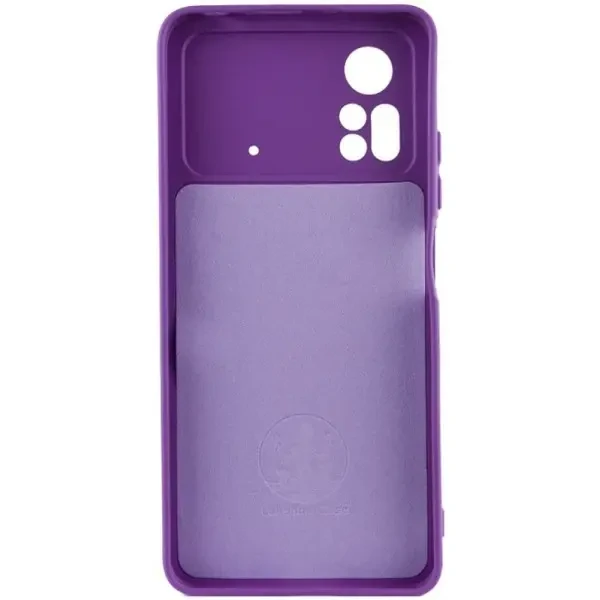Чохол Silicone Cover Lakshmi Full Camera для Xiaomi Poco X4 Pro 5G Purple 2