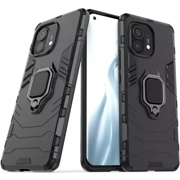 Чохол Transformer Ring for Magnet для Xiaomi Mi 11 Black 2