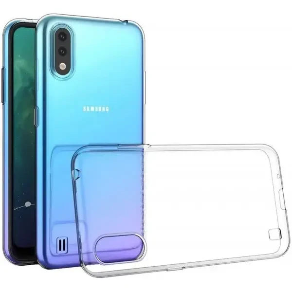 Чохол силіконовий для Samsung A01 прозорий