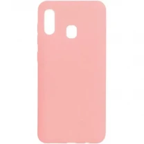Чохол силіконовий для Samsung A20 Pink