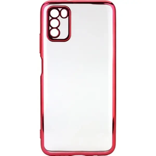 Pocophone Чохол силіконовий з глянцевою окантовкою для Poco M3 Red