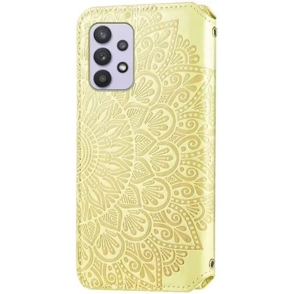 Чохол-книжка Getman Mandala для Samsung A72 Yellow 2
