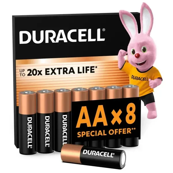 Батарейка Duracell AA (LR6) Alkaline 1 шт 3