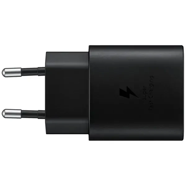 Мережевий зарядний пристрій Samsung 25W PD3.0 Type-C + cable Type-C Black (EP-TA800XBEGRU) 4