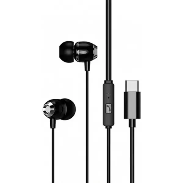 Навушники XO EP25 Earphone Type-C Black