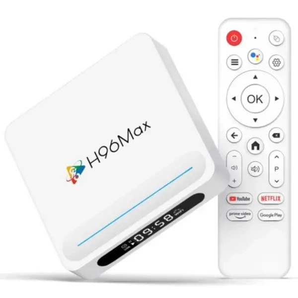 DM ТВ-Приставка Smart TV H96 Max H618 Plus 4GB/32GB White