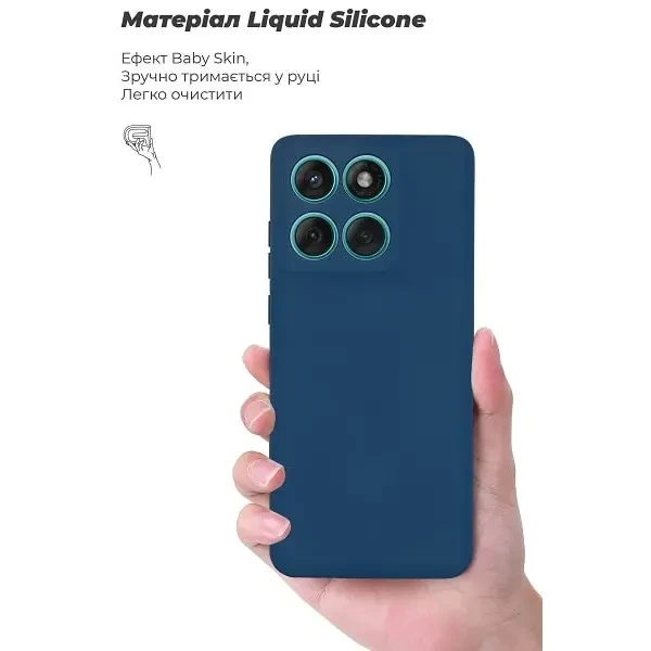Чохол ArmorStandart ICON Camera Cov для Motorola Edge 60 Fusion 5G Dark Blue (ARM85593) 3