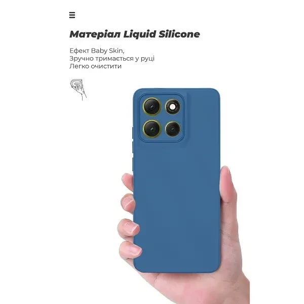 Чохол ArmorStandart ICON Camera Cov для Motorola G86 Power 5G Dark Blue (ARM87036) 3