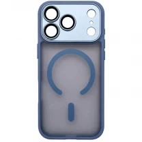 Чохол DM Lens Protection with MagSafe для Apple iPhone 17 Pro Light Blue
