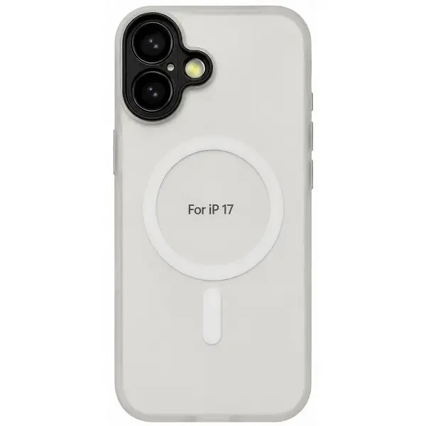 Чохол DM with MagSafe для Apple iPhone 17 Clear Black