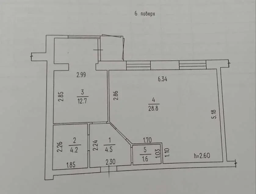 1-к квартира Черкаси, Соснівський, Смілянська 122 8