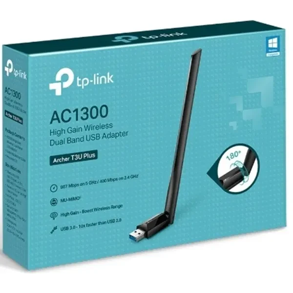 Wi-fi адаптер TP-Link Archer T3U Plus 2