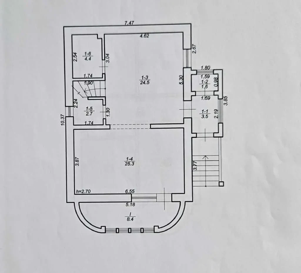 4-к квартира Фастівський, Данилівка, Незалежності 23