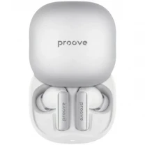 Bluetooth-гарнітура Proove NoLimit TWS with Hybrid ANC (APP) White/Silver (TWNL0001AP26)