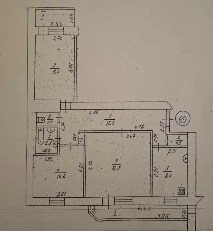 3-к квартира Чернігів, Деснянський, Героїв Чорнобиля 10 10