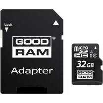 Карта пам'яті Goodram microSDХC 32GB UHS-I Сlass 10 + SD-adapter (M1AA-0320R12)