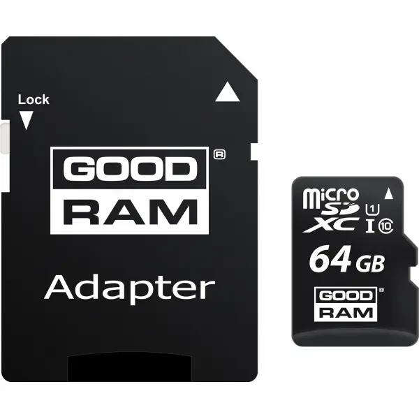 Карта пам'яті Goodram microSDХC 64GB UHS-I Сlass 10 + SD-adapter (M1AA-0640R12) 3