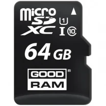 Карта пам'яті Goodram microSDХC 64GB UHS-I Сlass 10 + SD-adapter (M1AA-0640R12)