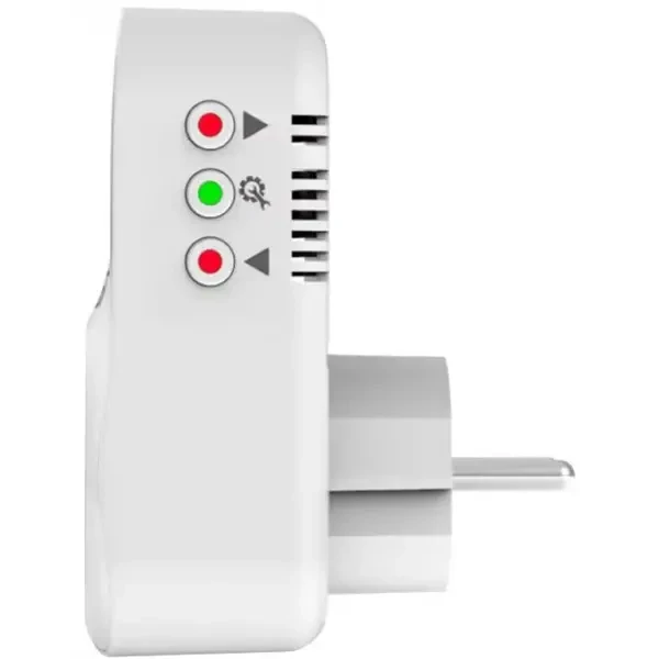 Реле напруги ColorWay (16A/3680W) 150V-210V/230V-280V DS1 White (CW-VR16-01D) 2